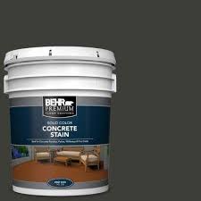 5 Gal Pfc 75 Tar Black Solid Color Flat Interior Exterior Concrete Stain