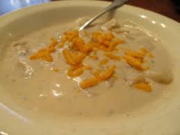 I have rarely been so glad to be so wrong. Chunky Baked Potato Soup With Cheddar And Bacon Bits W Grilled Cheese My Meals Are On Wheels