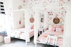 Some siblings share a bedroom even when they don't have to. Shared Whimsical Girl Bedroom Reveal Oh Happy Play