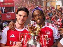Arsenal duo Noni Madueke and Declan Rice brutally hit back after Djed Spence dig