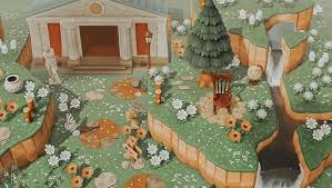 Animal Crossing Designs On Instagram Some Museum Entrance Inspiration For Those Wanting A Natural Loo In 2020 Animal Crossing Game Animal Crossing Animal Crossing Qr