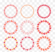 cute love frame love frame circles wreath png pngwing cute love frame love frame circles