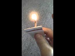 Scream frantically as the flame reaches your fingers lick the thumb and forefinger of your other hand and use them to pinch out the flame: How To Light A Match With One Hand Learnuselesstalents