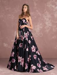 Compra online vestito corto senza spalline su ovs. Abito Lungo Cerimonia Floreale Senza Spalline Con Scollo A Cuore Abito Per Concorso Di Bellezza Ragazza Milanoo Com