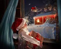 Children waiting for santa claus. Ashe Design 16x20 Digital Backdrop Set Waiting For Santa Ashedesign