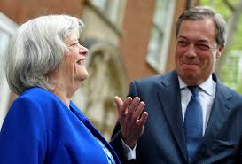 Nigel Farage accused of using Ann Widdecombe's death as propaganda