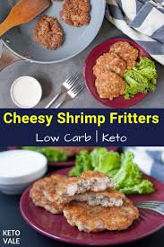 Keto Cheesy Shrimp Fritters Low Carb Recipe Recipe Shrimp Fritters Low Carb Recipes Keto Recipes