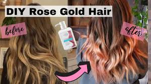 What is natural hair dye? Keracolor Clenditioner How To Get Rose Gold Hair Before And After Youtube