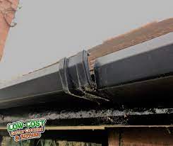 You will need to examine the leaking section in order to determine the reason for the leak. How To Repair A Leaking Gutter
