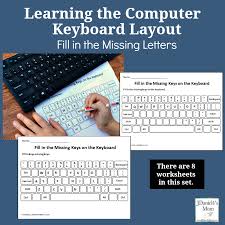 Ya | worksheet | education.com. Learning The Computer Keyboard Layout Fill In The Missing Letters