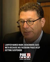 A man named Mark Zuckerberg is suing Meta because he says his Facebook  pages keep getting suspended due to his name.