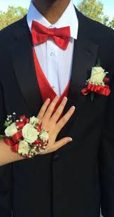 Trendy Nails Black Red Hairstyles Ideas Prom Corsage Red Prom Corsage And Boutonniere Corsage Prom