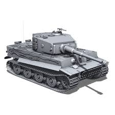 Panzer Vi Tiger Late Production 3d Model Flatpyramid Military Vehicles Tiger Tank Military