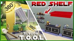 (comma and period) keys to rotate it clockwise/counterclockwise. How To Tilt Items In Sims 4 T O O L Mod Red Shelf Mod Tutorials Sims 4 Building Tutorial Youtube