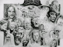 Lord Of The Rings Character Drawing | Character Drawing, Lord Of The Rings,  Drawings