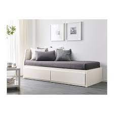 flekke white moshult firm day bed w 2 drawers 2 mattresses 80x200 cm ikea day bed frame bed frame daybed