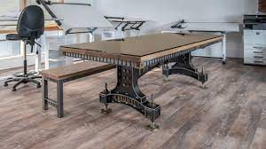 The Brunel Table Luxury Industrial Table Steel Vintage Uk