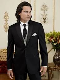 Black And Silver Suit Jacket Silver Vest Black Tie Tux Wedding Suits Men Suit Jacket Tuxedo