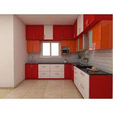From simple to have slight designs on it, they are come up in immense collections. L Shape Acrylic Modular Kitchen Kitchen Cabinets Rs 50000 Piece Id 21248127173