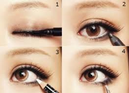 Siyah Goz Kalemi Ve Eyeline Nasil Cekilir Bitkiderman Goz Kalemi Eyeliner Kanatli Goz Makyaji