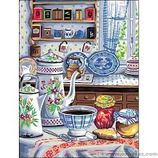 Canevas Penelope Margot De Paris La Cuisine D Autrefois Pretty Art Painting Pixel Art