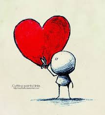 Painful Links Broken Heart Drawings Heart Drawing Rockabilly Artwork