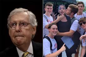 Ana kasparian and cenk uygur discuss on the young turks. Mitch Mcconnell Responds To Aoc Team Mitch Cutout Photo