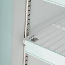 Standard sizes are 80 high x 32 wide, with smart glass panels can also be installed into any door, including sliding doors and folding doors. Avantco Gdc 12f Hc 27 1 8 White Swing Glass Door Merchandiser Freezer With Led Lighting And Customizable Panel