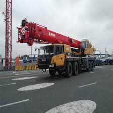 Sany 75 Ton Truck Crane Stc750 Mobile Crane With 5 Section Booms