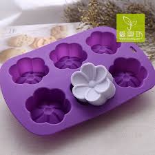 愛皁坊食品級手工皁矽膠模具六孔花矽膠模具 craft molds handmade soap crafts