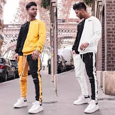 Black And Yellow Outfits For Boys Yellow Or White Outfit Both Outfits From Guapiofficial Cop Now At Www Guapi Ch Street Wear Streetwear Fashion Color Block Sweatshirt