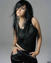 Black hair highlights are all the rage right now. Max Vadukul Rolling Stone 12 Xtina Pictures