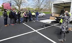 120+ food boxes distributed to veterans - Veterans In Trucking