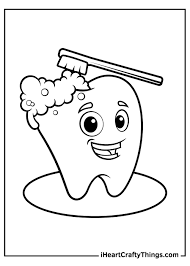 Download, print, and color turtle diary's brush your teeth coloring page for a fun activity for your students. Tooth Coloring Pages Updated 2021