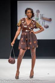 Robe Signee Cameron Kham Chocolatee Par Jean Paul Hevin Et Portee Par Hapsatou Sy Lors De La Soiree D Inauguration Jean Paul Hevin Chocolat Boutique En Ligne