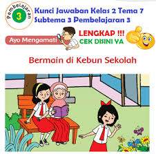 Lengkap Kunci Jawaban Kelas 2 Tema 7 Subtema 3 Pembelajaran 3 Kunci Jawaban Tematik Lengkap Terbaru Simplenews