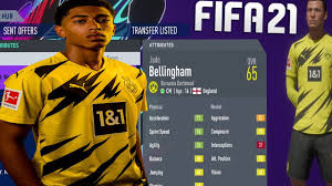 Jude bellingham on fifa 21. Fifa 21 Career Mode Wonderkids Jude Bellingham Xavi Simons Ilaix Moriba More Youtube