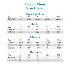 58 surprising bench jacket sizing chart