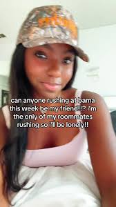 The University of Alabama Black Girl Making Friends