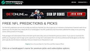 What does it mean by in procapper, we believe that not every soccer tipping website, is well a betting site. Free Nfl Expert Picks Predictions