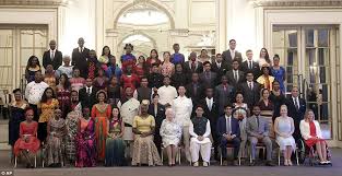 Queen S Leaders Ceremony Begins At Buckingham Palace Young Leaders Queen Prince Harry Pictures