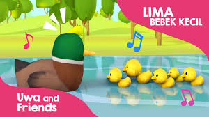 Karena itu seperti anak yang sedang meluapkan perasaannya yg sedang senang. Lima 5 Bebek Kecil Berenang Lagu Anak Populer 2020 Youtube