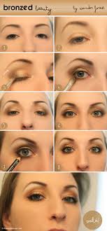 bronze makeup tutorials celebrity