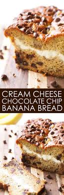 Cream Cheese Chocolate Chip Banana Bread Recipe Pipandebby Com Recipe Chocolate Chip Banana Bread Banana Chocolate Chip Desserts