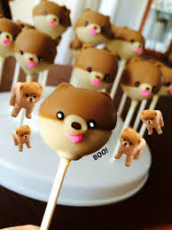 Kirby And Boo Love To Eat Strawberries Cake Pops Dog Cakes Cake Pops Strawberry Cake Pops