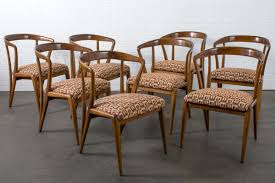 Invite the stylish lumisource gianna chair to take a place in your home. Bertha Schaefer Set Of Eight Vintage Mid Century Walnut Dining Chairs 1950s Mid Century Modern Finds