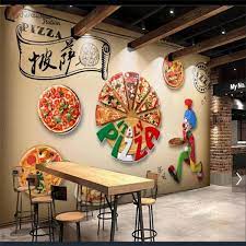 Pizzeria in perth is situated at the william street in perth, austraila. Senarai Harga Custom 3d Wallpaper Mural Pizza Shop Interior Design For Pizza Shop 1050x1050 Wallpaper Teahub Io
