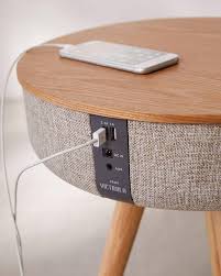 Bluetooth Speaker Table By Victrola P Roduct Product Design Productdesign Table Furniture Smart Des Table Design Bois Meuble Maison Idees De Meubles