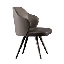 Leslie Dining Chair By Minotti Leather Easy Chair Chair Dinning Chairs