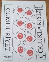 Cumhuriyet Taci Cigdem Ogretmen Boyama Sayfalari Yazi Kagidi Faaliyetler